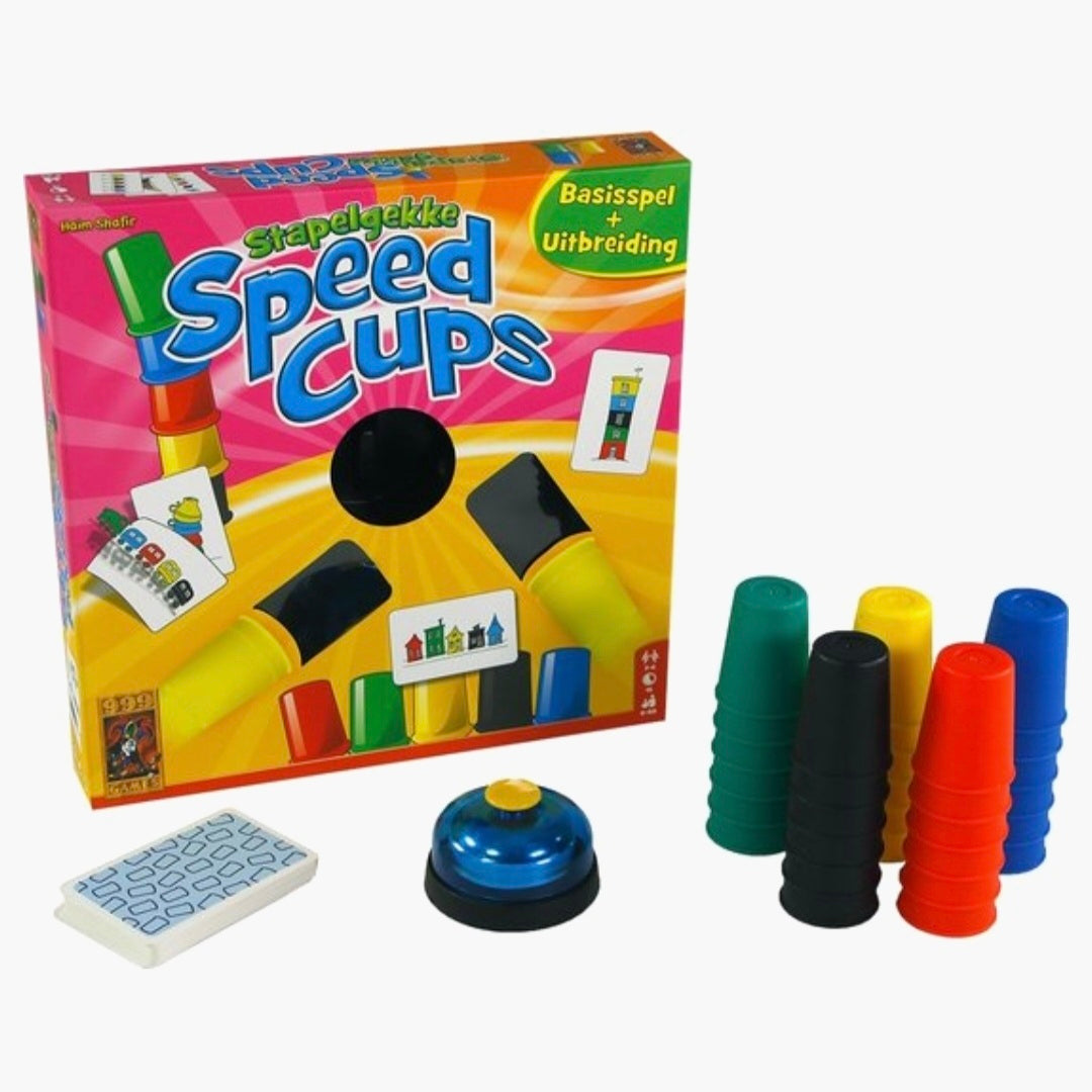 999 games: Stapelgekke Speed Cups Basisspel +Uitbreiding (Actiespel)