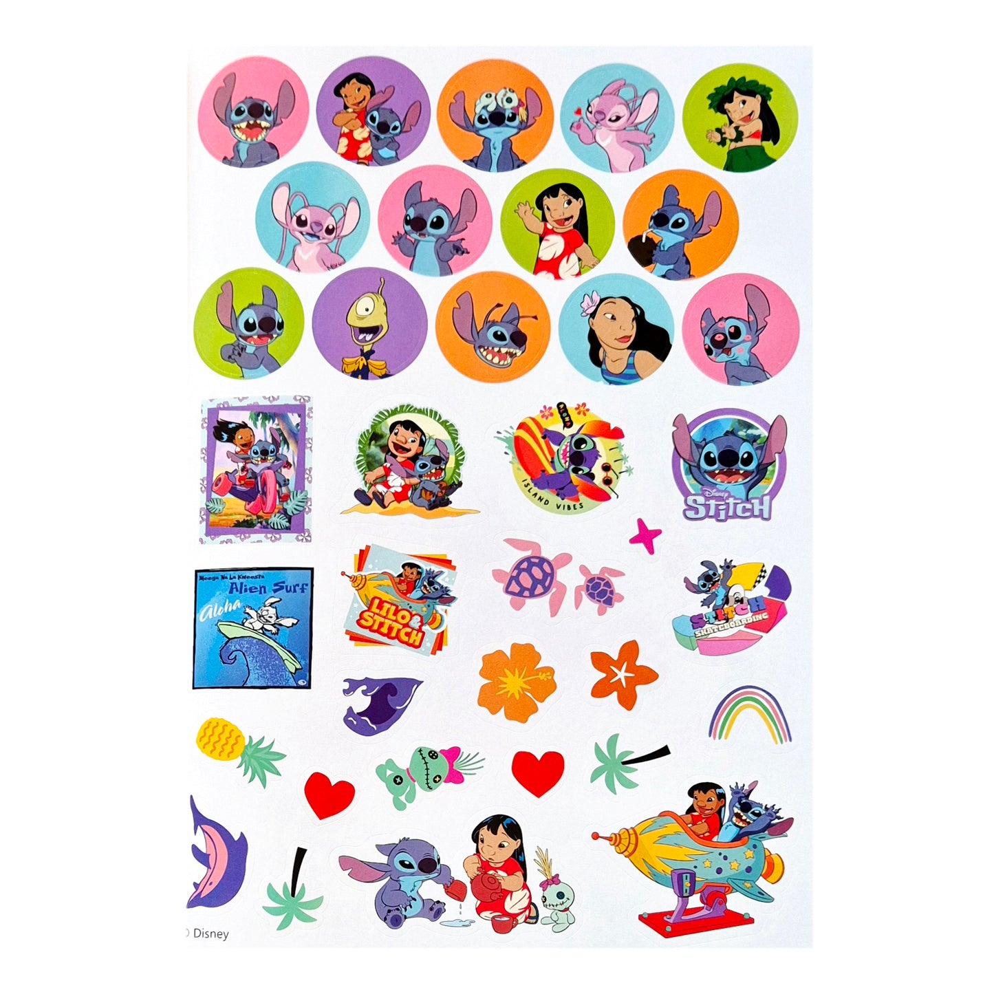 Stitch - Kleurboek  JumboColor +  Stickers