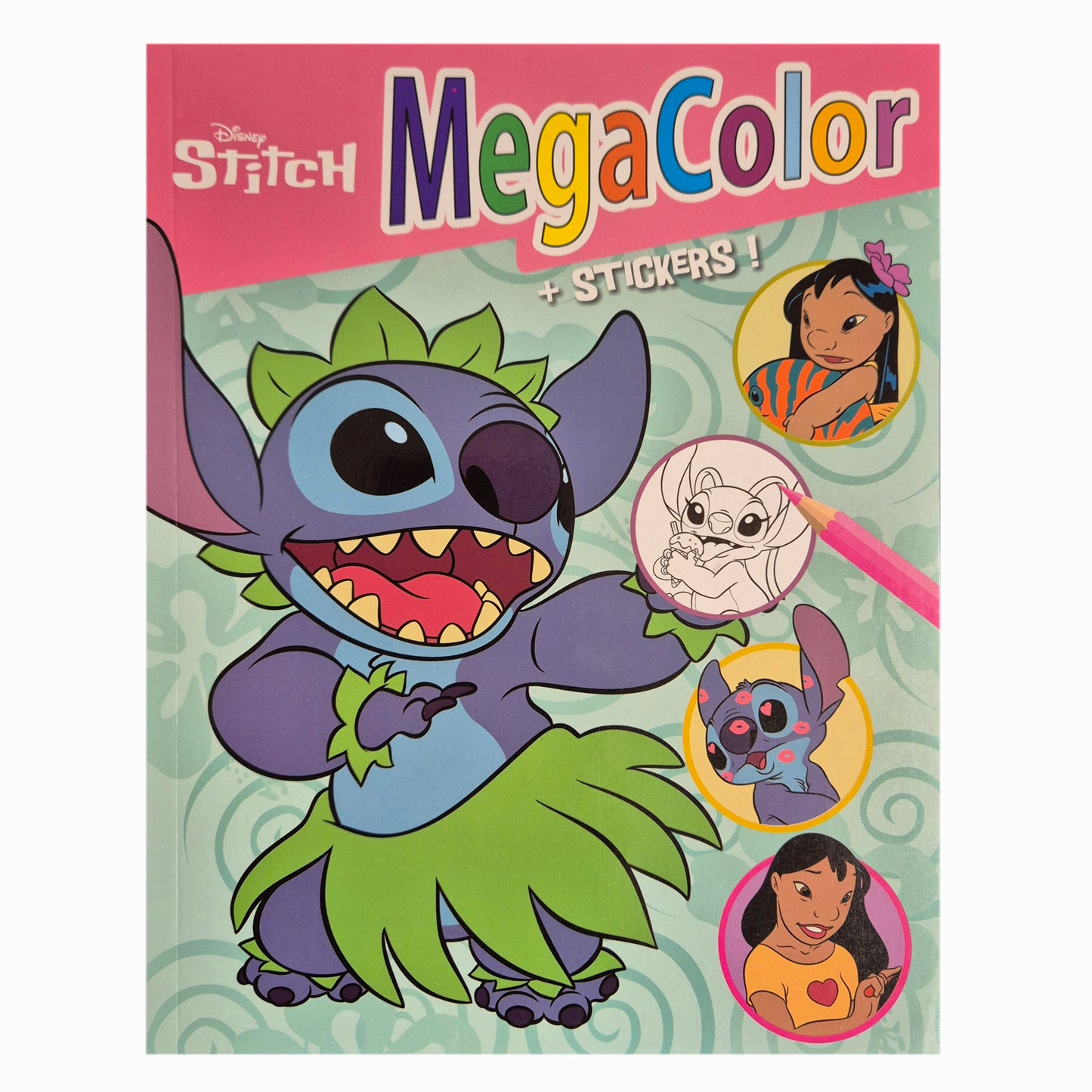 Kleurboek Lilo & Stitch megacolor + stickers