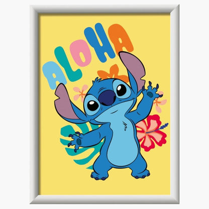 Stitch: CreArt Aloha Stitch - schilder op nummer