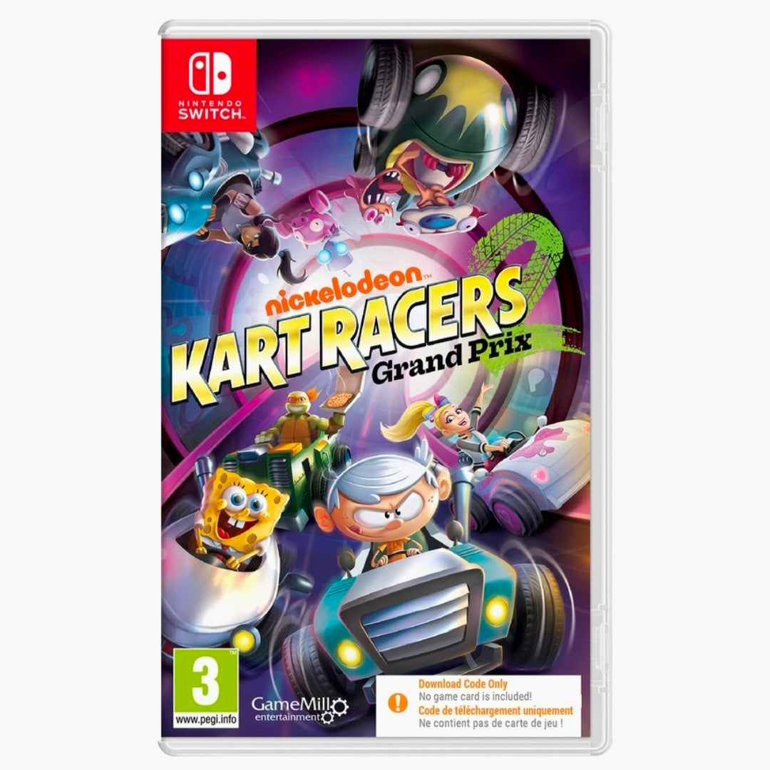 Nintendo Switch: Nickelodeon Kart Racers 2 - Grand Prix (Code-in-a-Box)