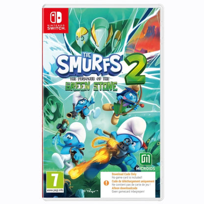 Nintendo Switch: De Smurfen - De gevangene van de Groene Steen (Code-in-a-Box)