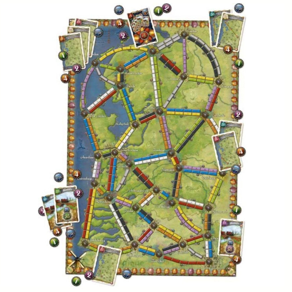 Asmodee: Ticket to Ride - Nederland (Uitbreiding)