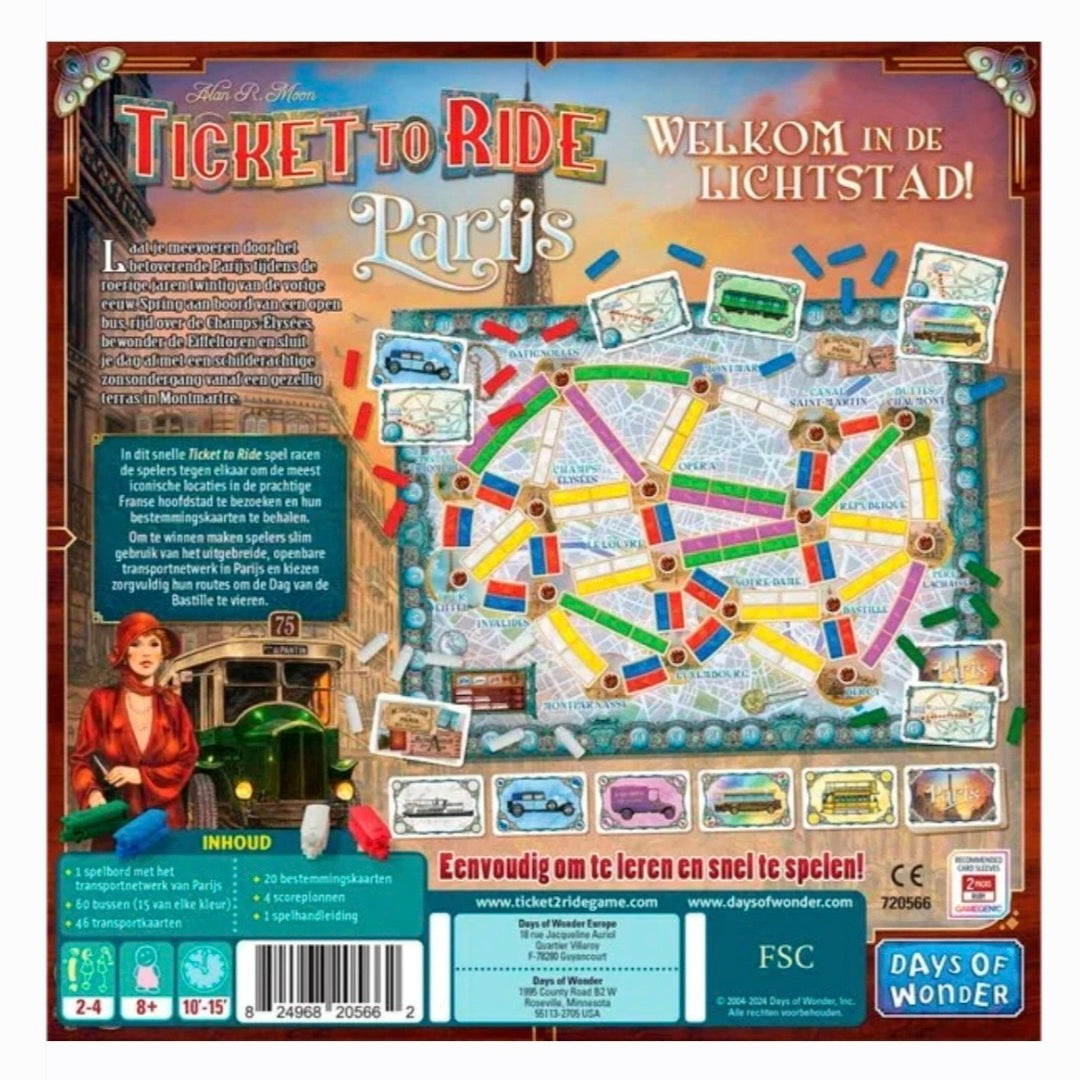 Asmodee: Ticket to Ride - Parijs