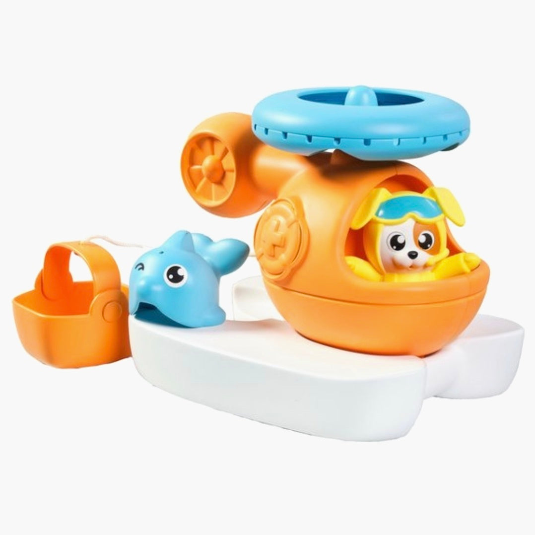 Tomy: Toomies Splash Rescue Helicopter (12+M)