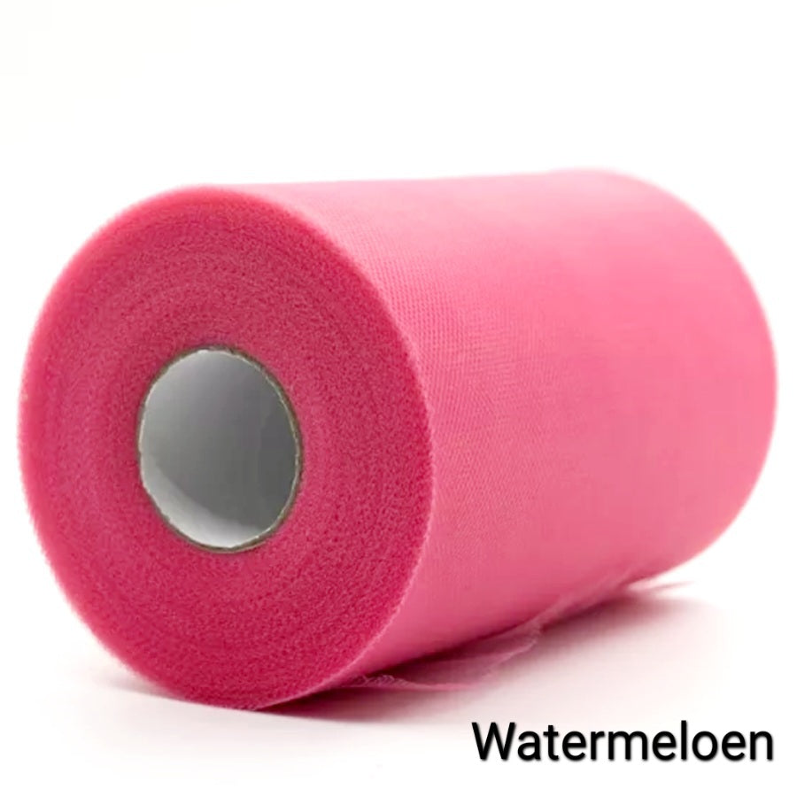 15cm Tule - Prijs per meter  (Diverse kleuren)