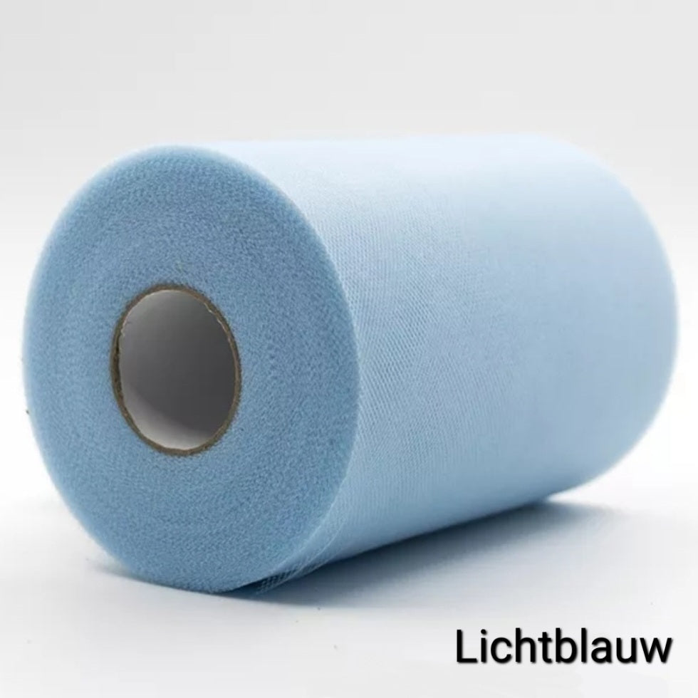 15cm Tule - Prijs per meter  (Diverse kleuren)