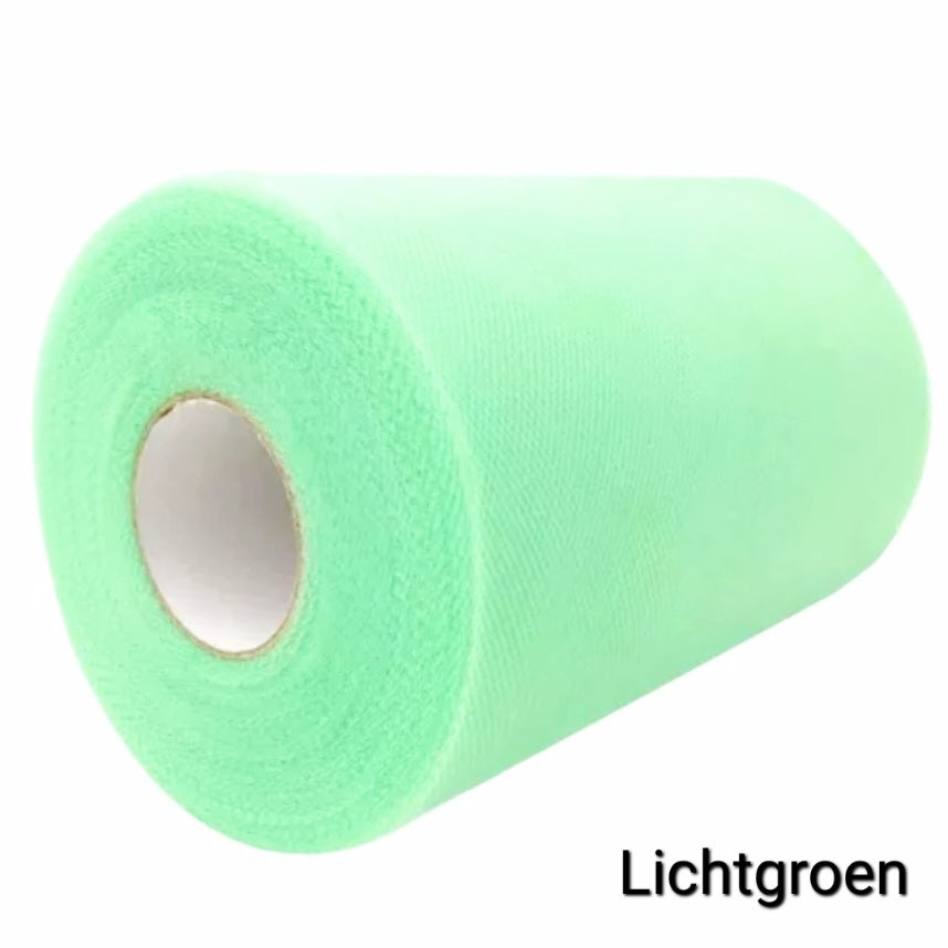 15cm Tule - Prijs per meter  (Diverse kleuren)