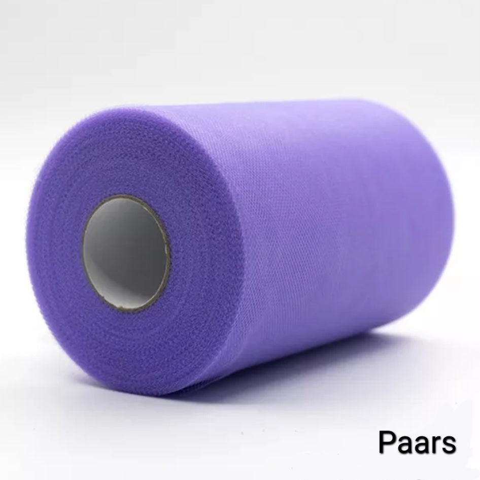 15cm Tule - Prijs per meter  (Diverse kleuren)