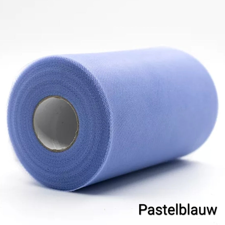 15cm Tule - Prijs per meter  (Diverse kleuren)
