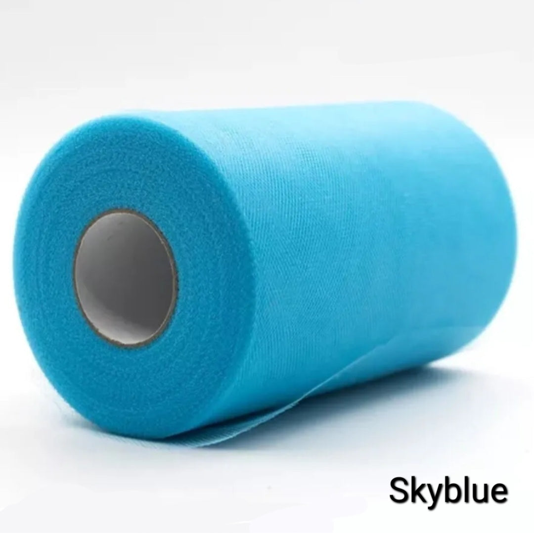 15cm Tule - Prijs per meter  (Diverse kleuren)