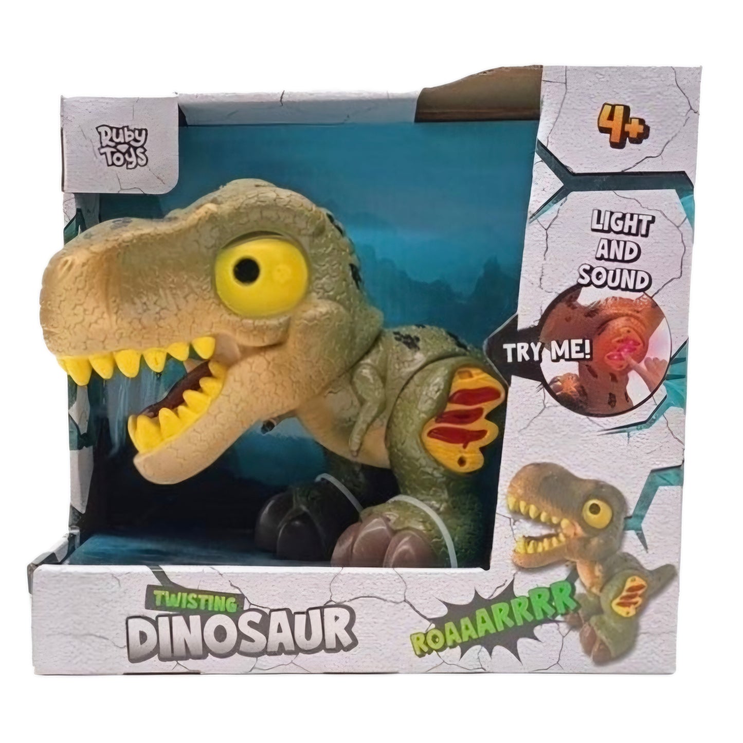Ruby Toys: Dinosaurus T-Rex met Licht & Geluid - Groen