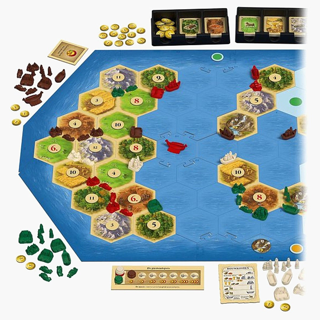 999 Games: Catan uitbreiding Piraten & Ontdekkers 5/6 Spelers