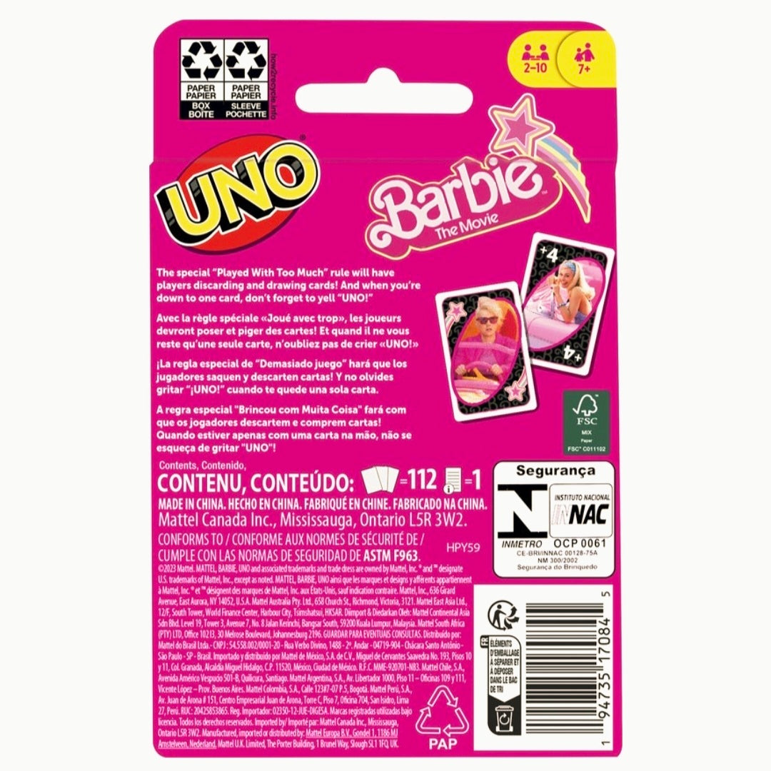 Mattel: Uno Barbie