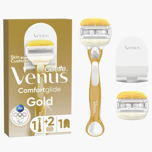 Gillette Venus ComfortGlide Coconut + 2 Scheermesjes + Douchehanger