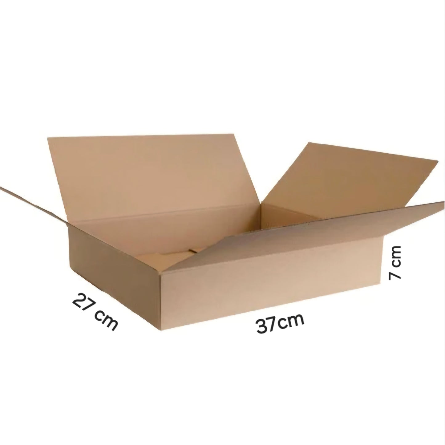 Amerikaanse Verzendoos: inwendig 370x270x70mm (30st)