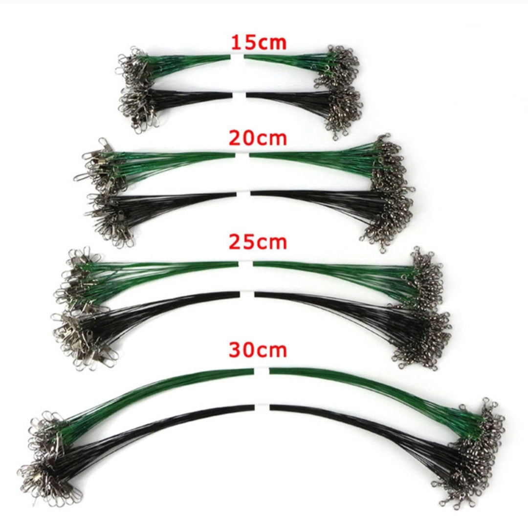 Stalen onderlijnen 4-delig