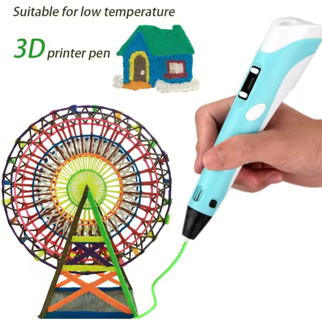 3D Pen Starterspakket - Inclusief 50M Filament div.kleuren