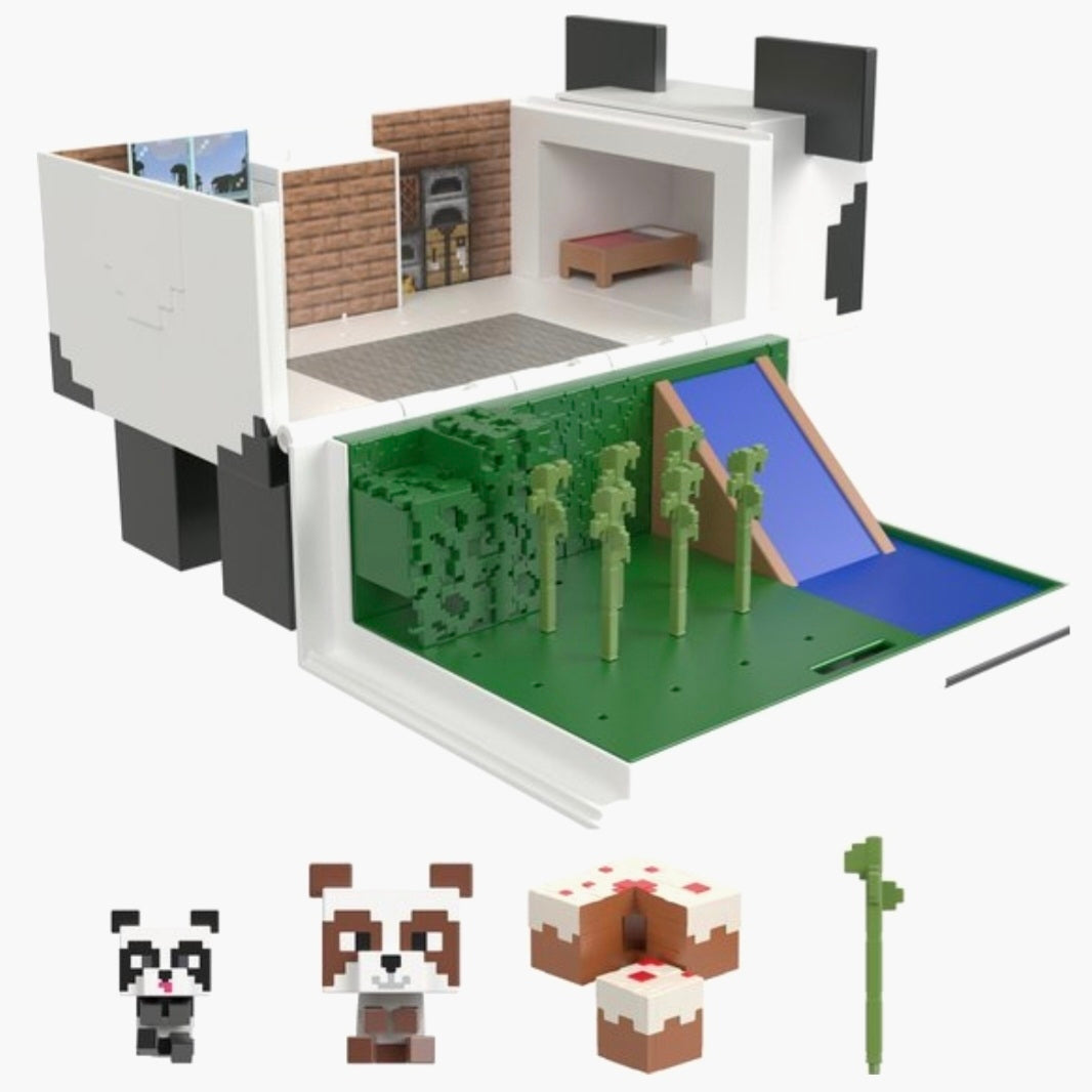 Minecraft: Minecraft MOB hoofd mini  Panda Speelhuis
