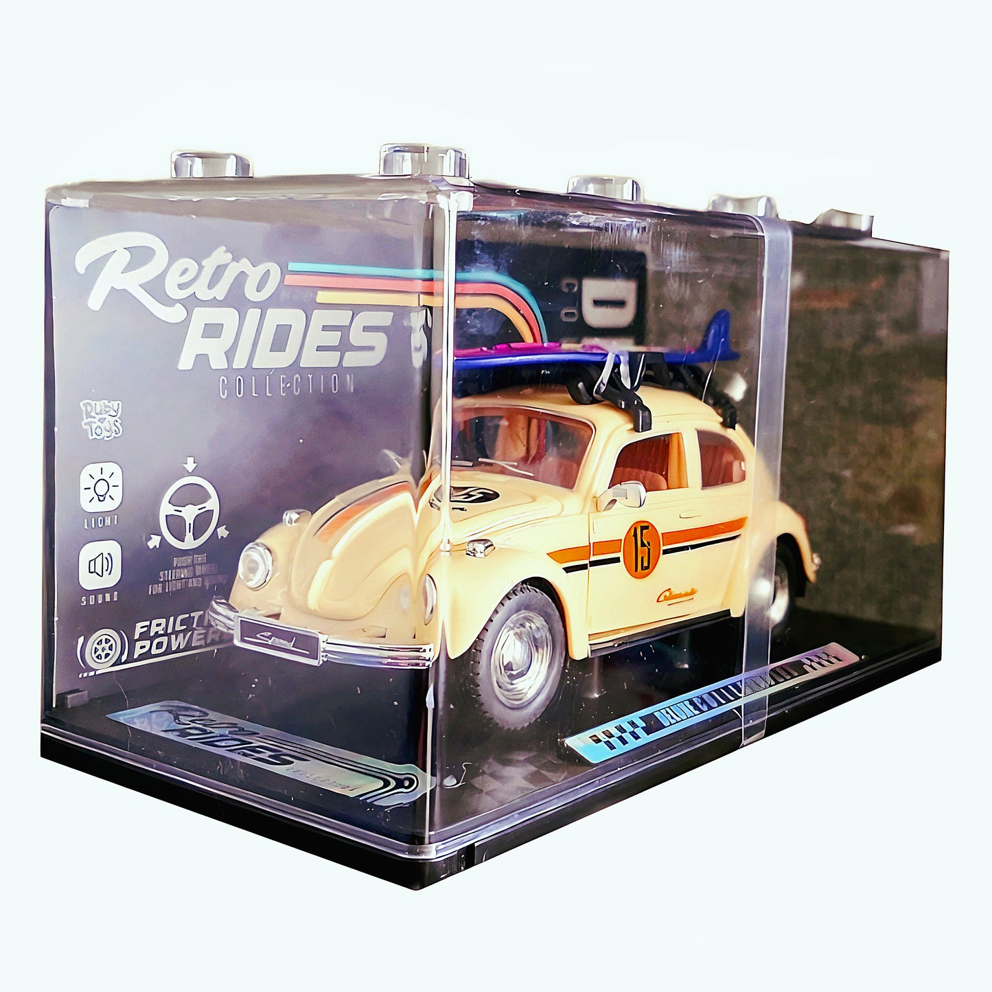 Deluxe Retro Rides Collectables: VW Kever 1:24 - Licht en Geluid