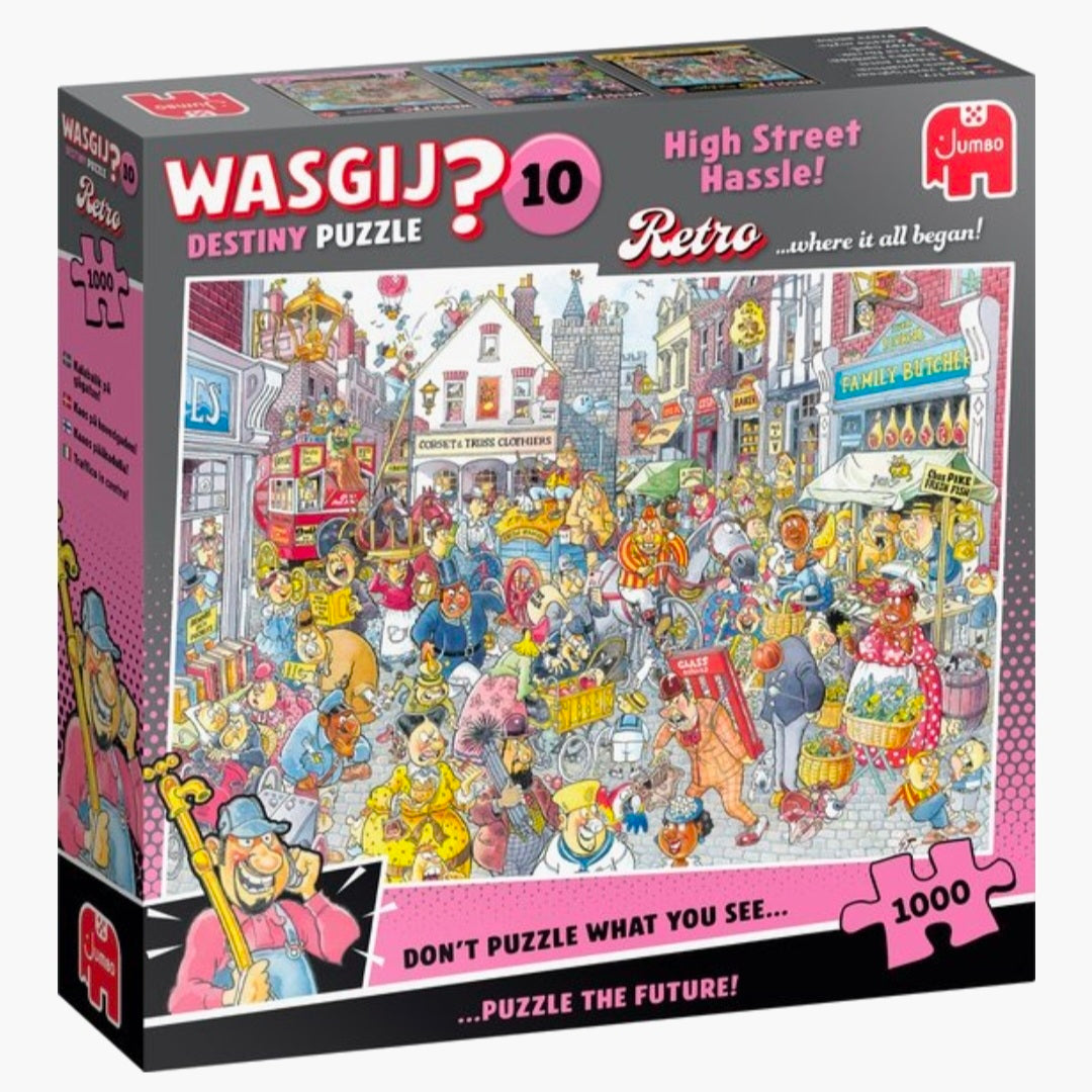 Wasgij 10 Retro Destiny: Chaos in de  Winkelstraat - 1000