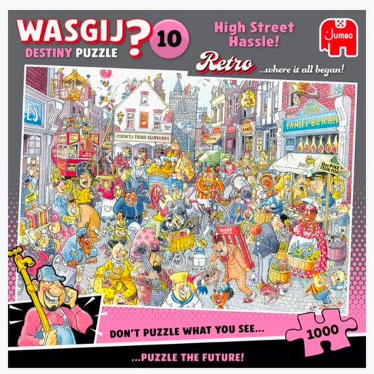 Wasgij 10 Retro Destiny: Chaos in de  Winkelstraat - 1000