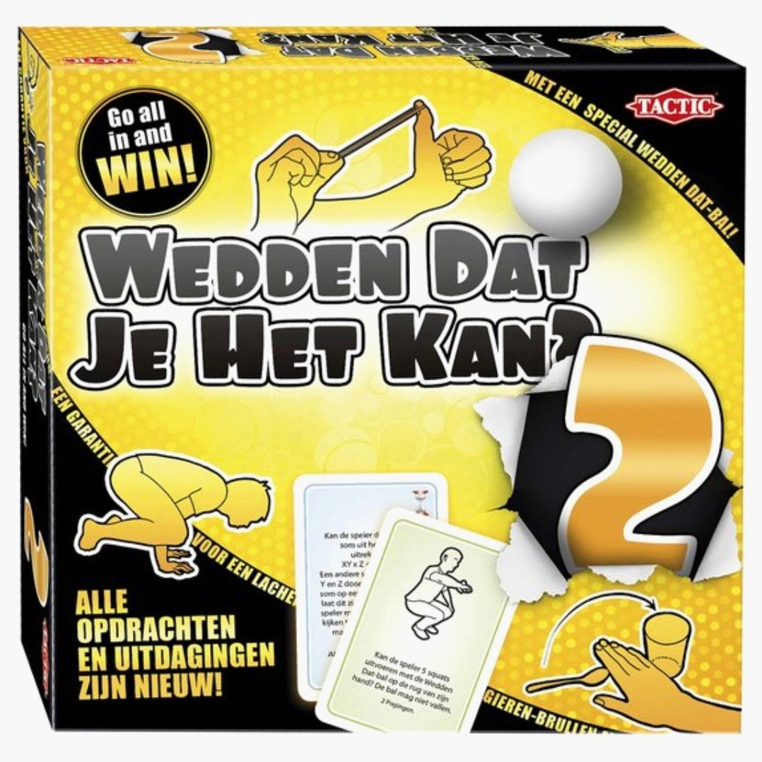 Wedden dat ik het kan?