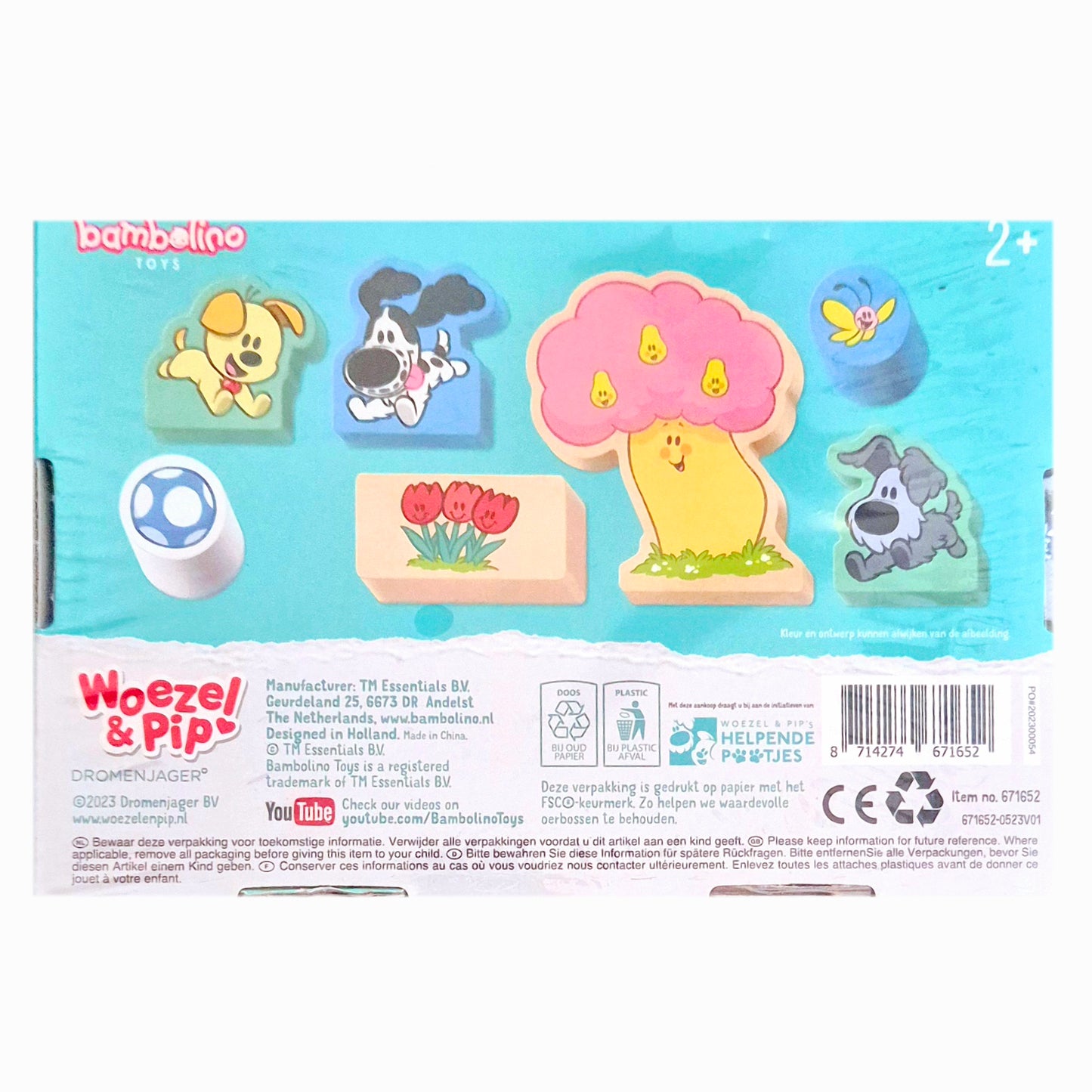 Woezel & Pip - Houten Speelblokken