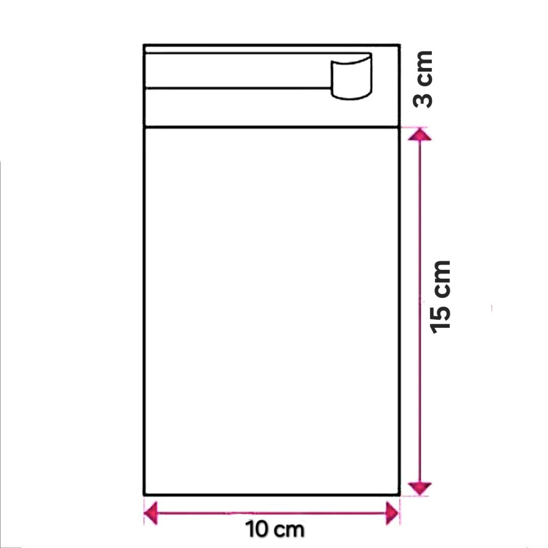 25 Cellofaan zakjes met plakstrip - Diverse Afmetingen