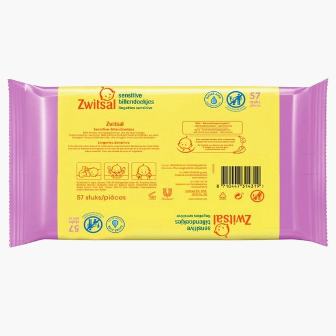 Zwitsal: Sensitive Billendoekjes - 12x57=684 stuks