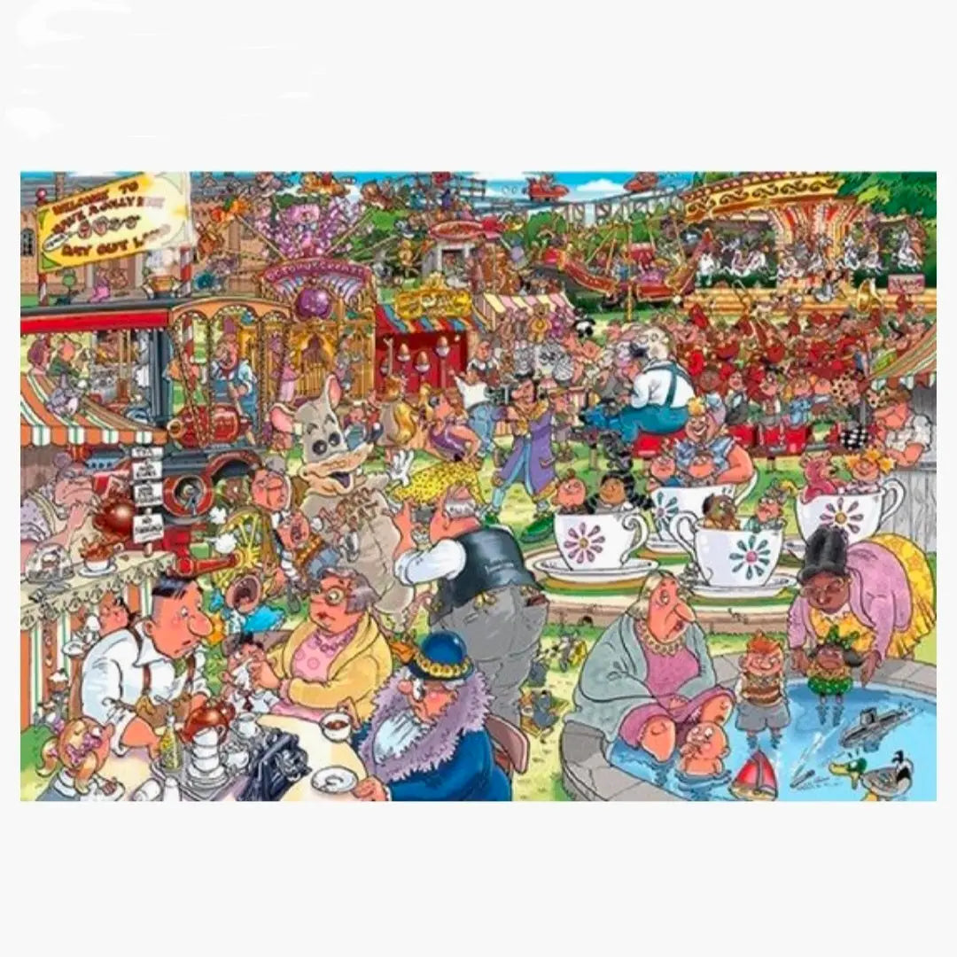 Wasgij Mystery 23: Spektakel in het Pretpark - 950  -  Multiplaza