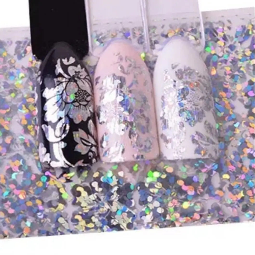 Bloemen Nagelfolie - Multiplaza