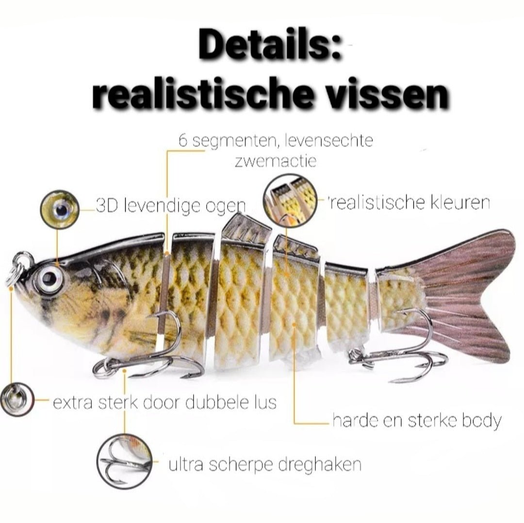 10cm Realistische Lokaas - Diverse Kleuren