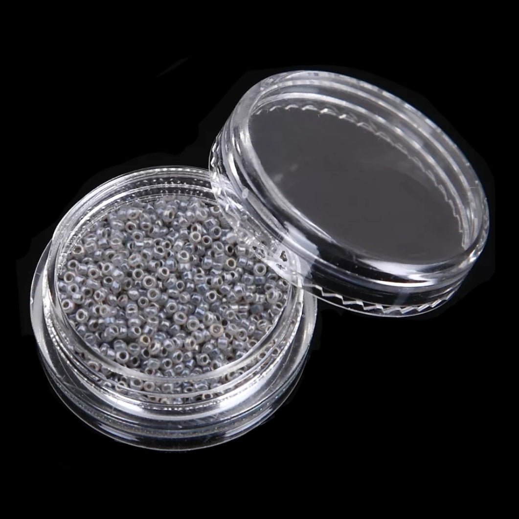 Potje rocailles glaskralen 1,5mm (Diverse kleuren) - Multiplaza