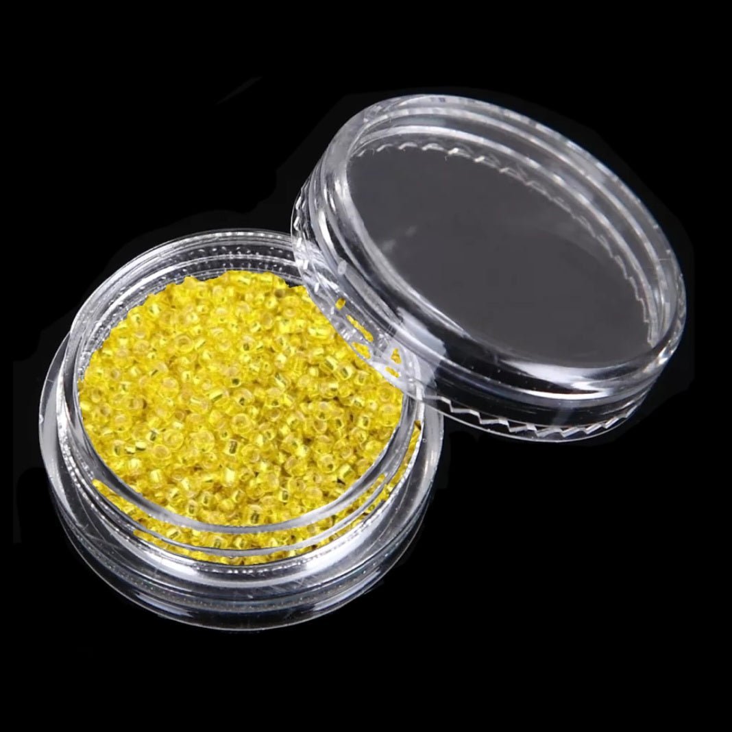 Potje rocailles glaskralen 1,5mm (Diverse kleuren) - Multiplaza