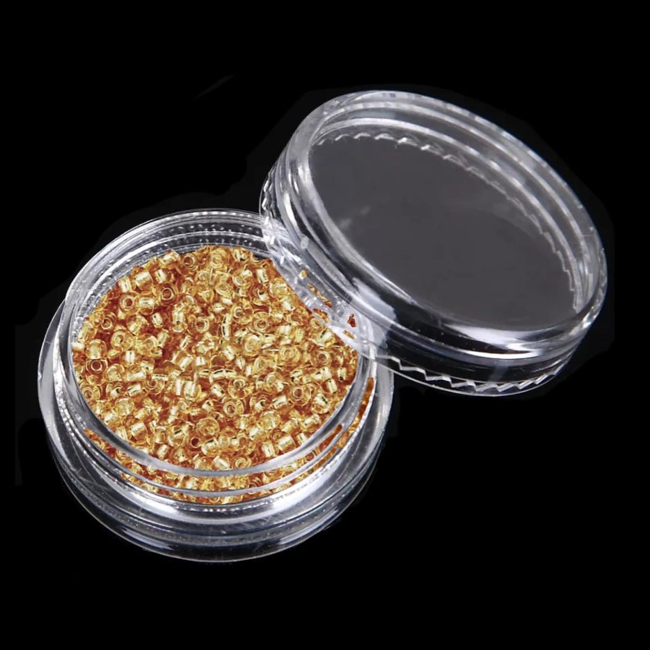 Potje rocailles glaskralen 1,5mm (Diverse kleuren) - Multiplaza