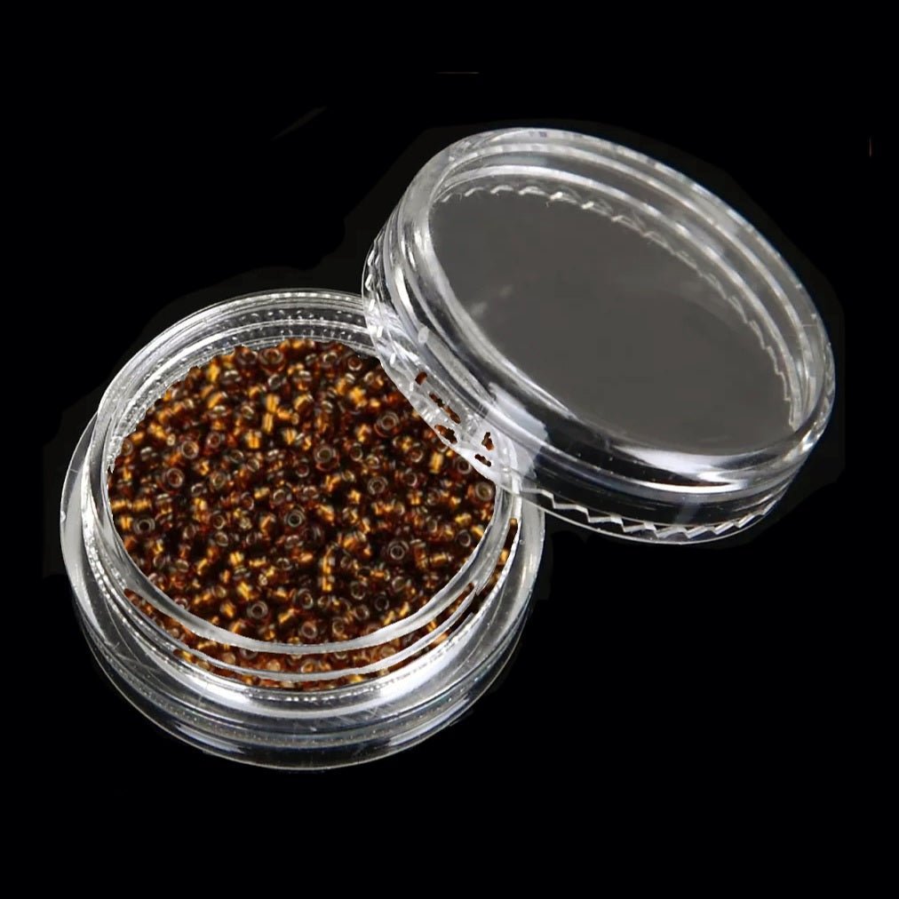 Potje rocailles glaskralen 1,5mm (Diverse kleuren) - Multiplaza