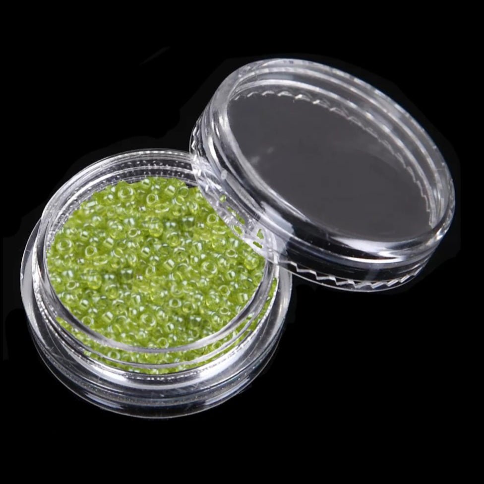 Potje rocailles glaskralen 1,5mm (Diverse kleuren) - Multiplaza