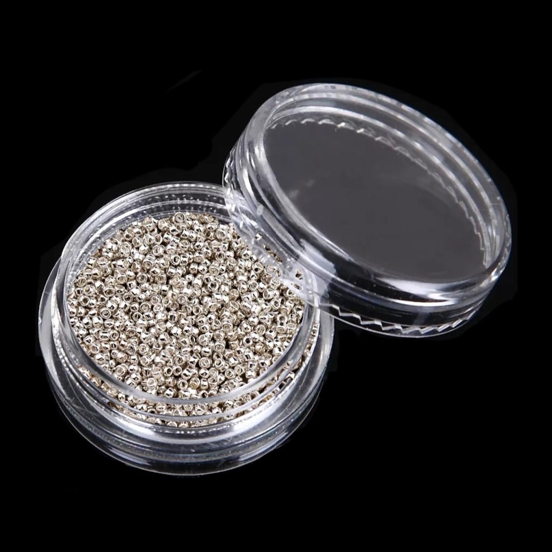 Potje rocailles glaskralen 1,5mm (Diverse kleuren) - Multiplaza